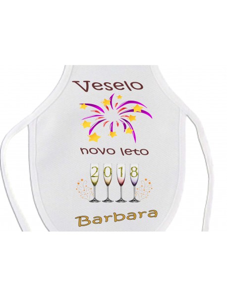 Predpasnik za steklenico - veselo novo leto