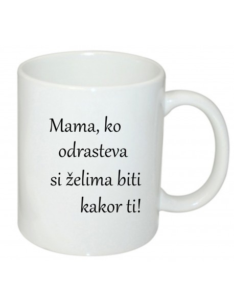 Skodelica vesel božič in srečno novo leto