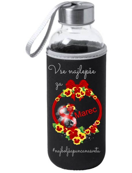 Steklenica vse najlepše mačehice Steklenica vse najlepše mačehice