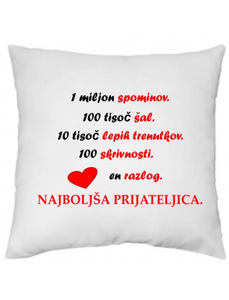 Blazinica najboljši prijateljici