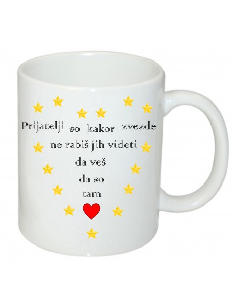 Skodelica prijatelji zvezde