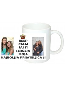 Skodelica keep calm prijatelj