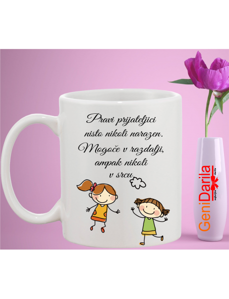 Skodelica pravi prijateljici