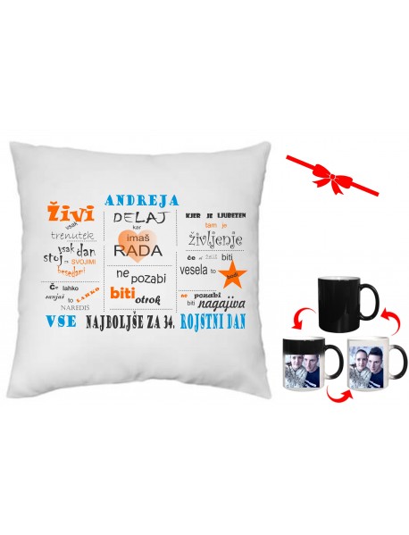 Komplet darila za njo - srce