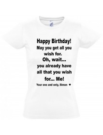 Majica happy birthday ženska