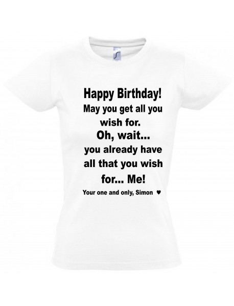 Majica happy birthday ženska Majica happy birthday ženska