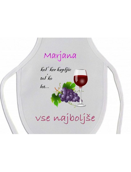 Predpasnik za steklenico vse najbolje za njo