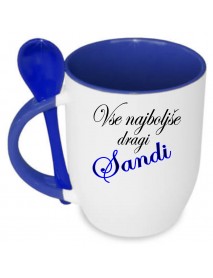 Skodelica z žličko vse najboljše