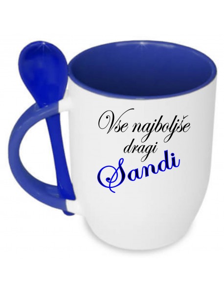 Skodelica z žličko vse najboljše