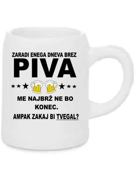 Pivski vrč - 1 dan brez piva