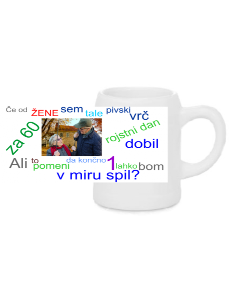 Pivski vrč - za rojstni dan zanj