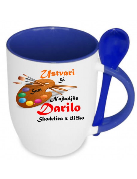 Skodelica z žličko ustvari si sam