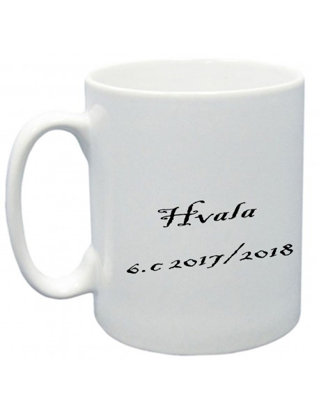 Skodelica samo oseba z velikim srcem uči