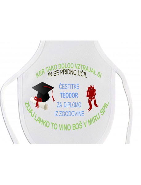Predpasnik za steklenico diploma vztrajnost