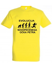 Majica evolucija - novopečeni očka