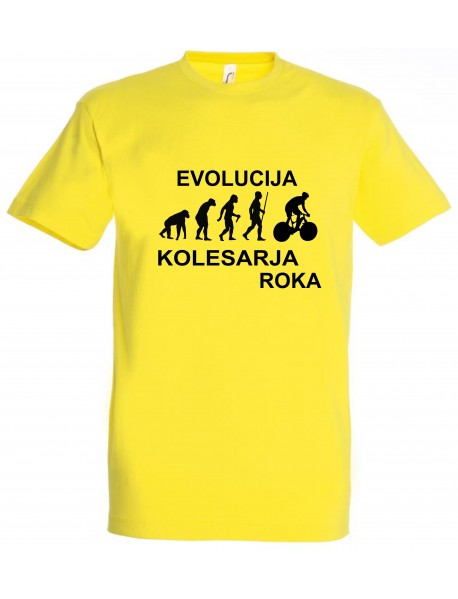 Majica evolucija - kolesarja