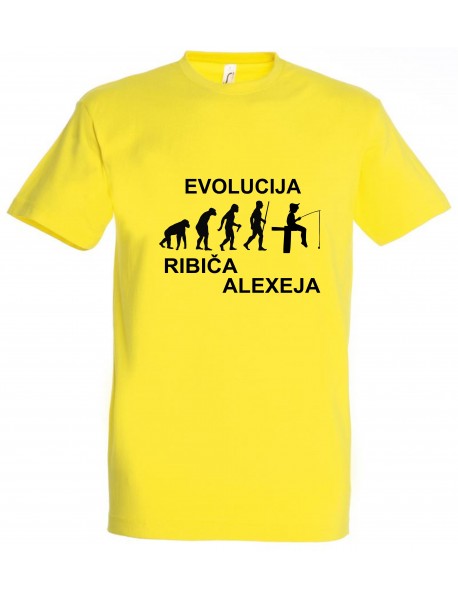 Majica evolucija - ribič