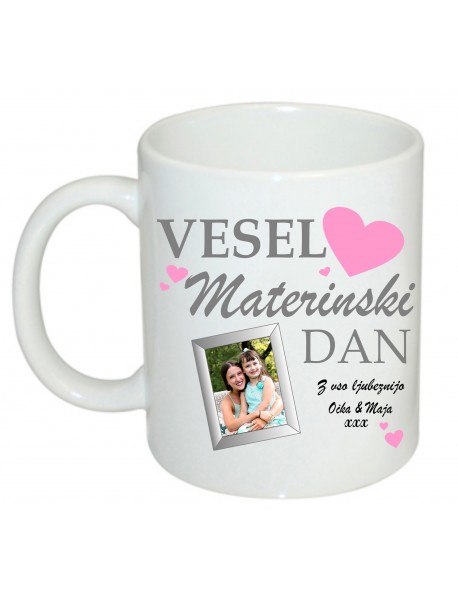 Skodelica materinski dan z ljubeznijo