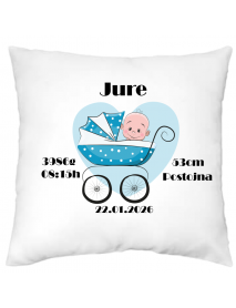 Blazinica srce rojstvo  - decek