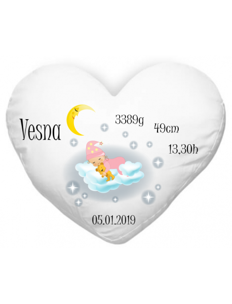 Blazinica srce rojstvo lunca