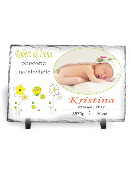 Foto kamen ob rojstvu