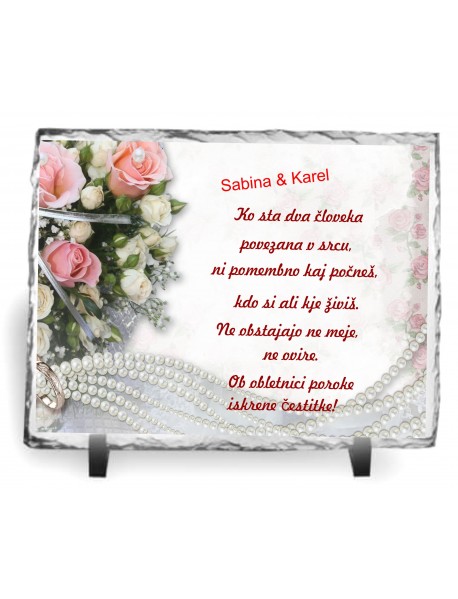 Foto kamen obletnica čestitka