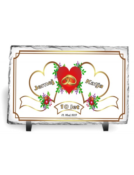 Foto kamen obletnica srce