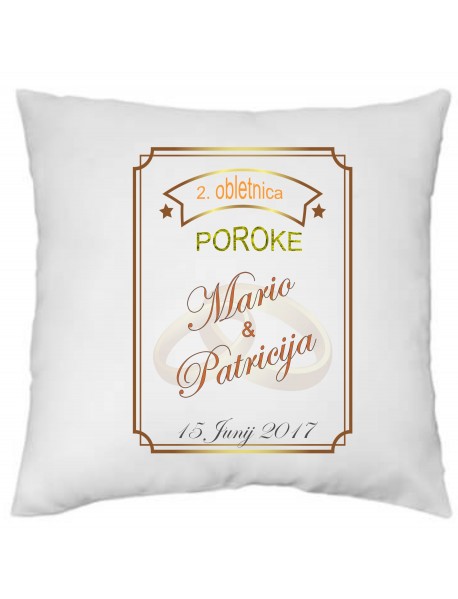 Blazinica obletnica okvir