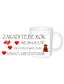 Skodelica zaradi tebe