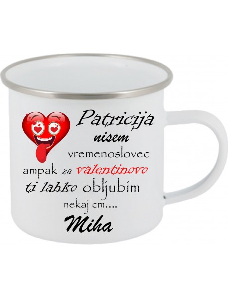 Skodelica emajlirana vremenoslovec