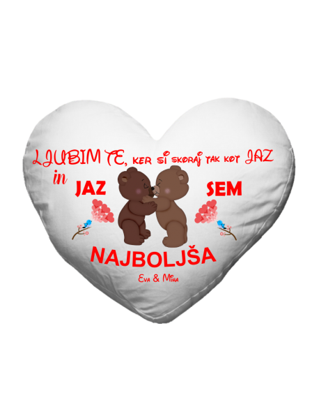 Blazinica srce valentinovo najboljsa