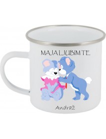 Skodelica emajlirana kuzka