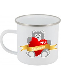 Skodelica emajlirana medvedek