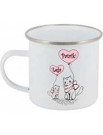 Skodelica emajlirana muci