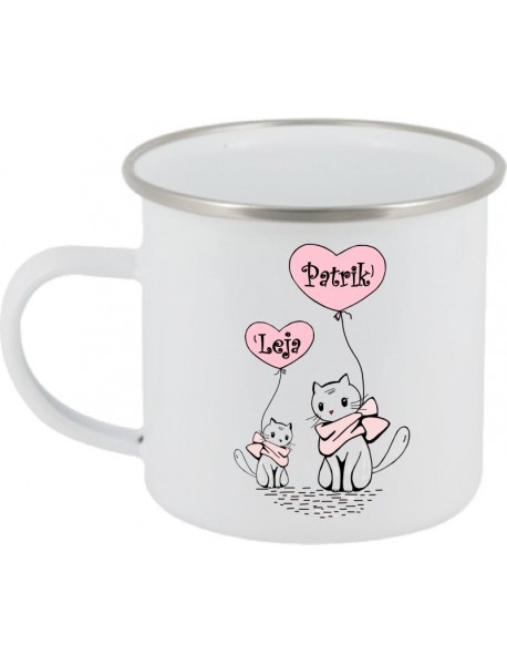 Skodelica emajlirana muci