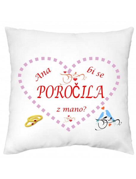 Blazinica srček zaroka